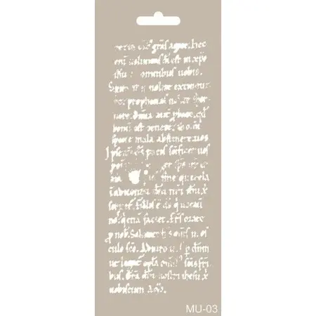 MU03 Mix Media Stencil