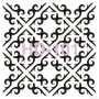 Geometrik Model HD101 Home Dekor 45x45 Stencil