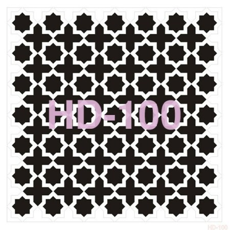 Geometrik Model HD100 Home Dekor 45x45 Stencil