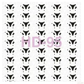 Geometrik Model HD95 Home Dekor 45x45 Stencil