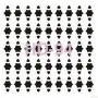 Geometrik Model HD94 Home Dekor 45x45 Stencil