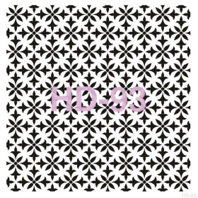 Geometrik Model HD93 Home Dekor 45x45 Stencil