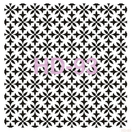 Geometrik Model HD93 Home Dekor 45x45 Stencil