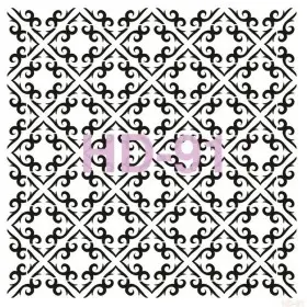 Geometrik Model HD91 Home Dekor 45x45 Stencil