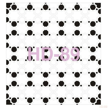 Geometrik Model HD89 Home Dekor 45x45 Stencil
