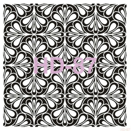 Geometrik Model HD87 Home Dekor 45x45 Stencil