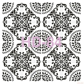 Fayans Model HD84 Home Dekor 45x45 Stencil