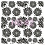 Çiçek Model HD82 Home Dekor 45x45 Stencil