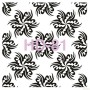 Çiçek Model HD81 Home Dekor 45x45 Stencil