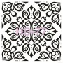 Fayans Model HD77 Home Decor 45x45 Stencil