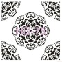 Belly Model HD75 Home Decor 45x45 Stencil