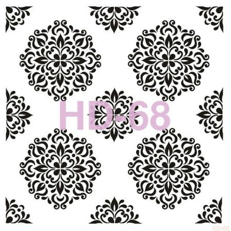 Çiçek Model HD68 Home Dekor 45x45 Stencil
