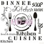 Restaurant Model HD48 Home Decor 45x45 Stencil