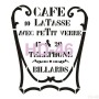 Text Model HD46 Home Decor 45x45 Stencil