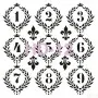 Rakam Model HD12 Home Dekor 45x45 stencil