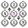 Rakam Model HD12 Home Dekor 45x45 stencil