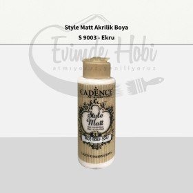 S9003 Ekru Mat Akrilik Boya 120ML