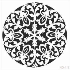 Mandala Model HD111 Home Dekor 45x45 Stencil