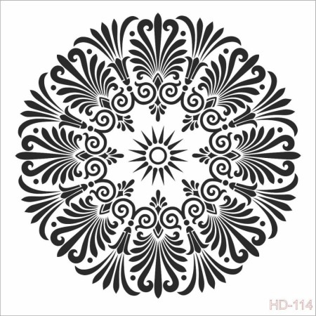 Mandala Model HD114 Home Dekor 45x45 Stencil
