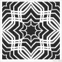 Geometrik Model HD149 Home Dekor 45x45 Stencil
