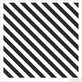Geometrik Model HD157 Home Dekor 45x45 Stencil