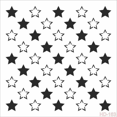 Star Model HD163 Home Decor 45x45 Stencil