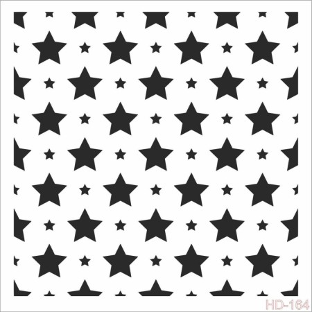 Star Model HD164 Home Decor 45x45 Stencil