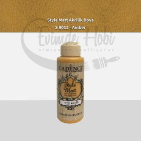 S9012 Amber  Mat Akrilik Boya 120ML