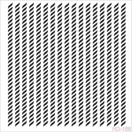 Rope Model HD166 Home Decor 45x45 Stencil