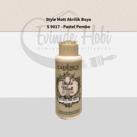 S9017 Pastel Pembe  Mat Akrilik Boya 120ML