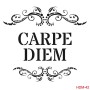 Text Model HDM42 Home Decor 25x25 Stencil