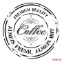 Kafe Model HDM49 Home Dekor 25x25 Stencil