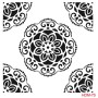 Göbek Model HDM75 Home Dekor 25x25 Stencil