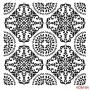 Fayans Model HDM84 Home Dekor 25x25 Stencil