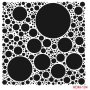 Geometrik Model HDM104 Home Dekor 25x25 Stencil