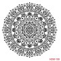 Damask HDM109 Home Dekor 25x25 Stencil