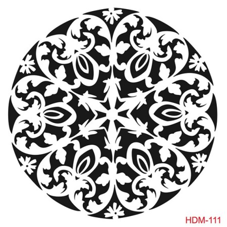 Mandala Model HDM111 Home Dekor 25x25 Stencil