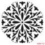 Mandala Model HDM112 Home Dekor 25x25 Stencil