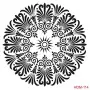 Mandala Model HDM114 Home Dekor 25x25 Stencil