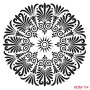 Mandala Model HDM114 Home Dekor 25x25 Stencil