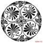 Yaprak Model HDM115 Home Dekor 25x25 Stencil