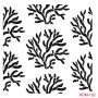 Yaprak Model HDM122 Home Dekor 25x25 Stencil