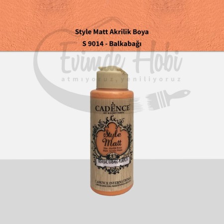 S9014 Bal Kabağı  Mat Akrilik Boya 120ML