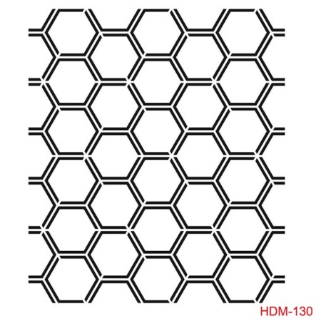 Petek Model HDM130 Home Dekor 25x25 Stencil