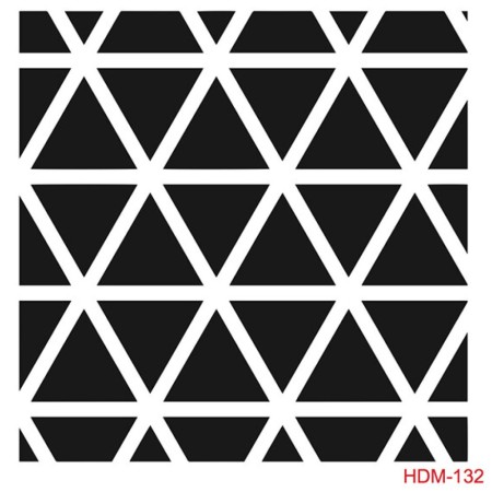 Geometrik Model HDM132 Home Dekor 25x25 Stencil