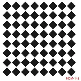 Kalp Model HDM142 Home Dekor 25x25 Stencil