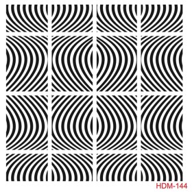 Sanrısal Model HDM144 Home Dekor 25x25 Stencil