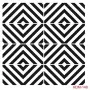 Geometrik Model HDM146 Home Dekor 25x25 Stencil