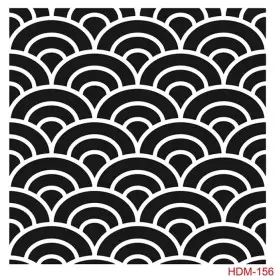 Geometrik Model HDM156 Home Dekor 25x25 Stencil