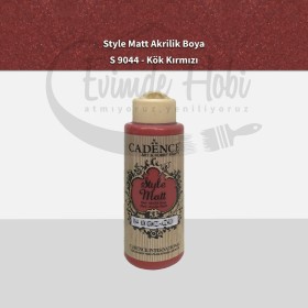 S9044 Kök Kırmızı  Mat Akrilik Boya 120ML